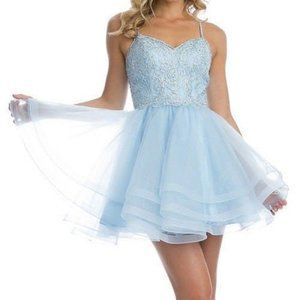 Sweetheart Neck A-Line Shape Prom Dress JT849